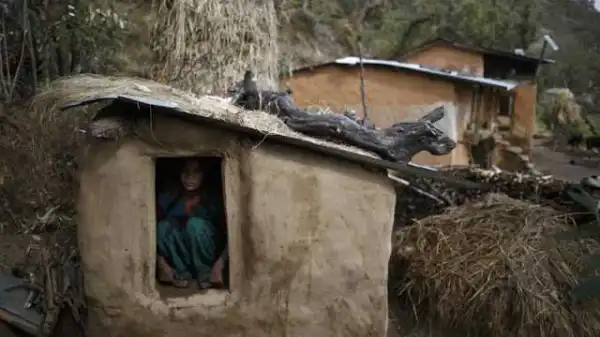 Teenage girl dies after being sent out of house for menstruating